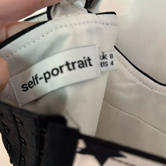 Self Portrait Dress Size 4 Excellent Condition - Picture 6 of 11